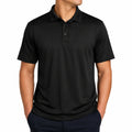 Polo homme XL noir à manches courtes style classique